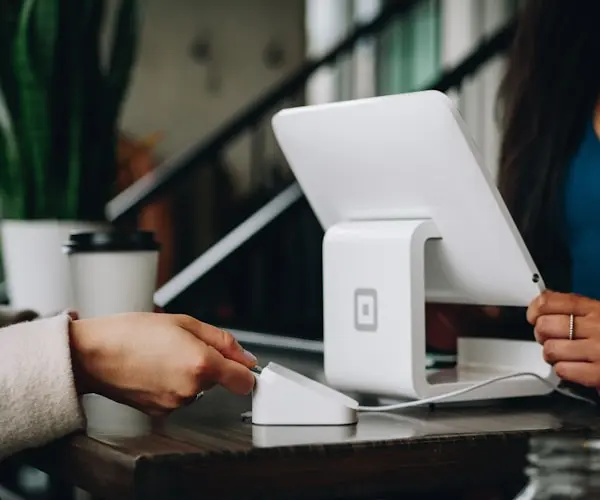 Woman buying health insurance